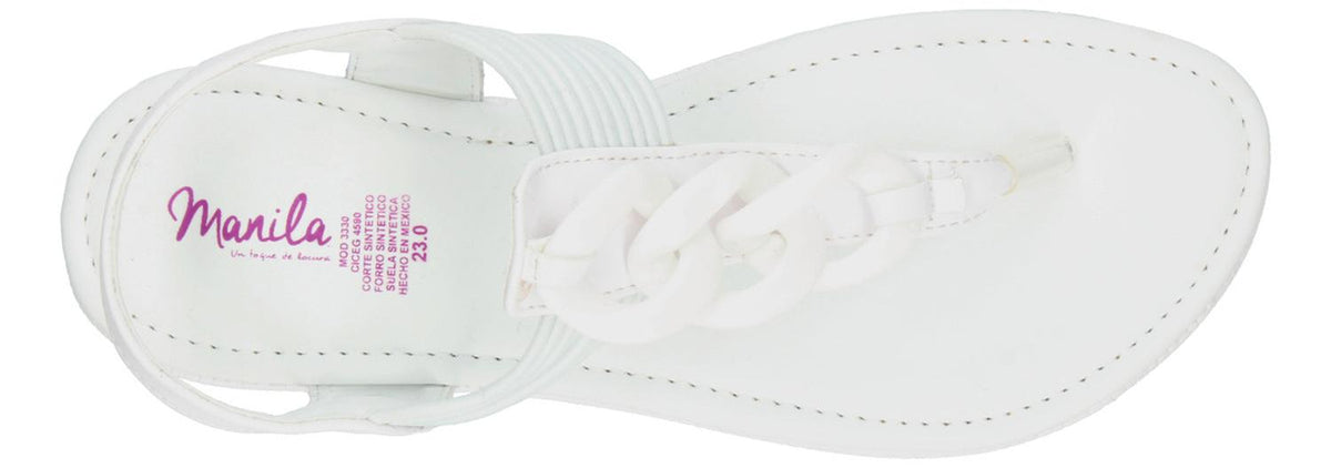 Sandalias Manila Blanco Para Mujer [mla371], foto 8 de 10