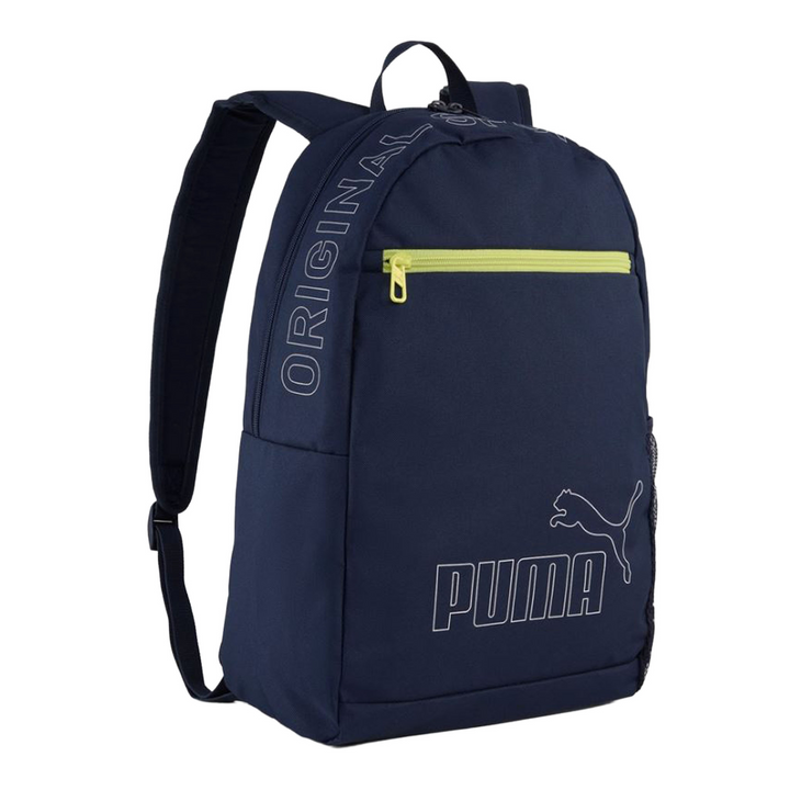 Mochila Puma Phase II Azul Marino Escolar Unisex 20L