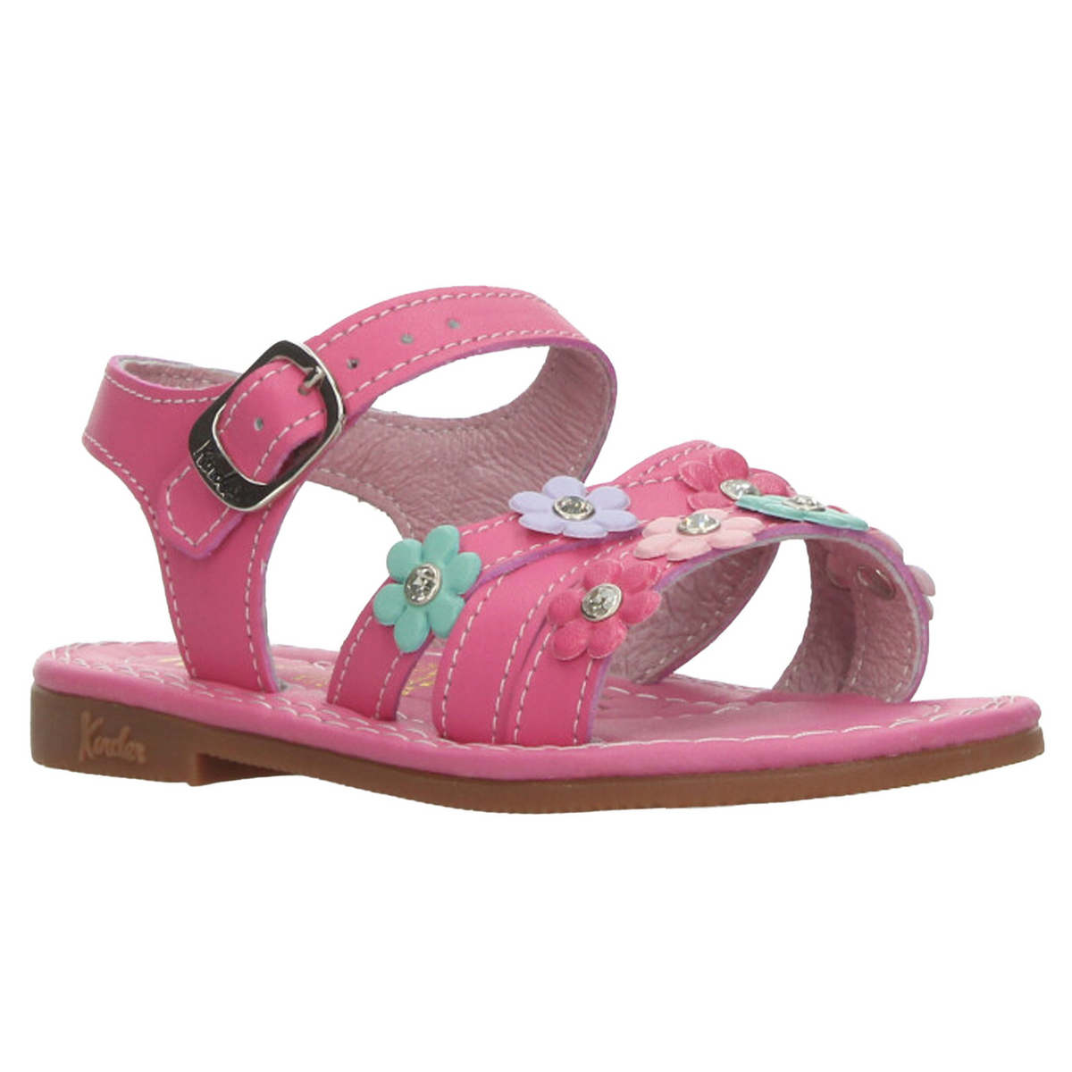 Sandalias Kinder Niña Rosa Casual Infantil T17-22, foto 2 de 10