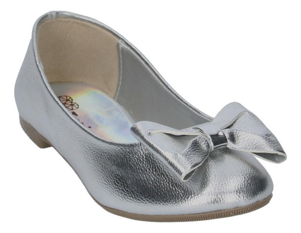 Balerina Flat Tropicana Para Niña 97010 Plata [tro1028], foto 3 de 6