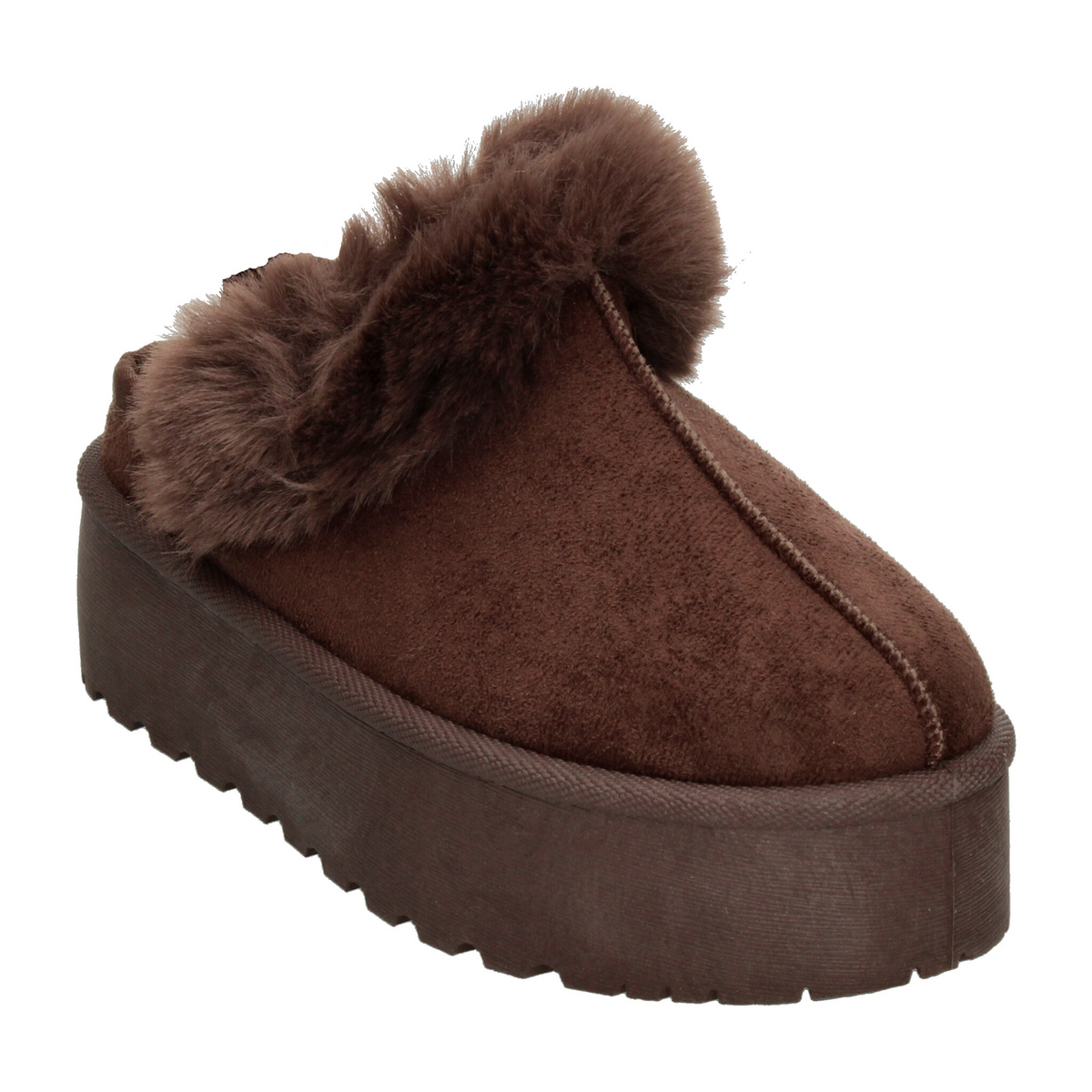 Zapato Berlin Dama Café Peluche Para Mujer, foto 4 de 10