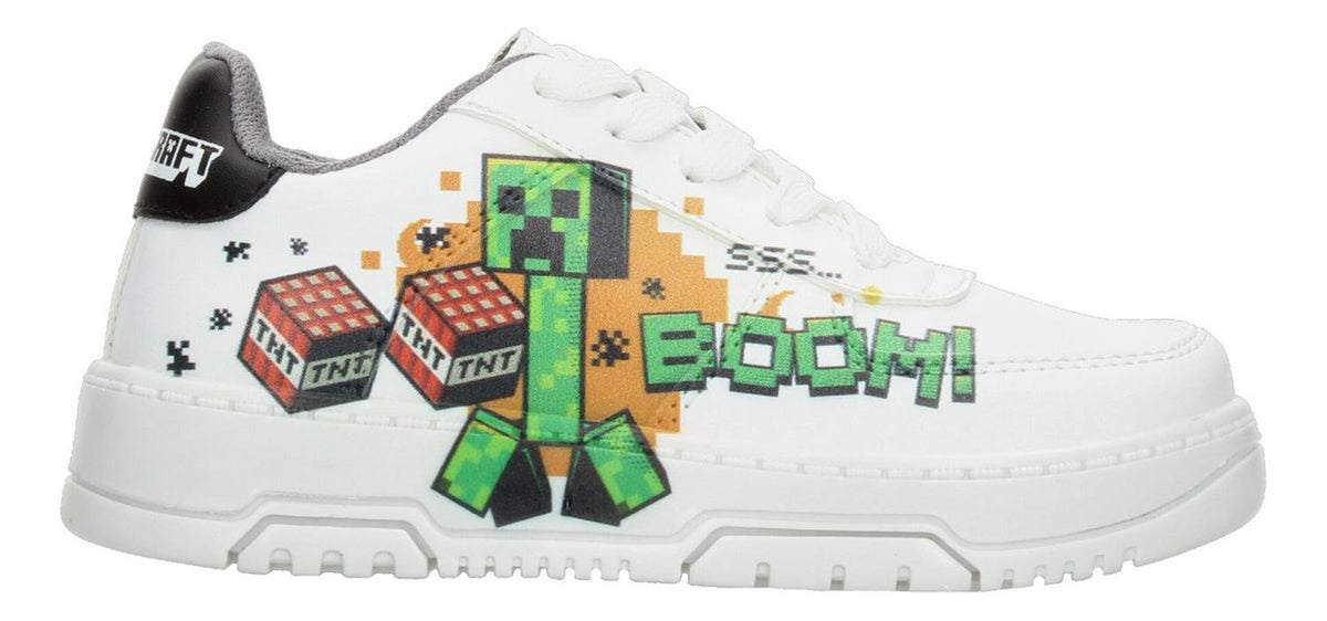 Tenis Minecraft Blanco Para Niño [mif1], foto 1 de 8