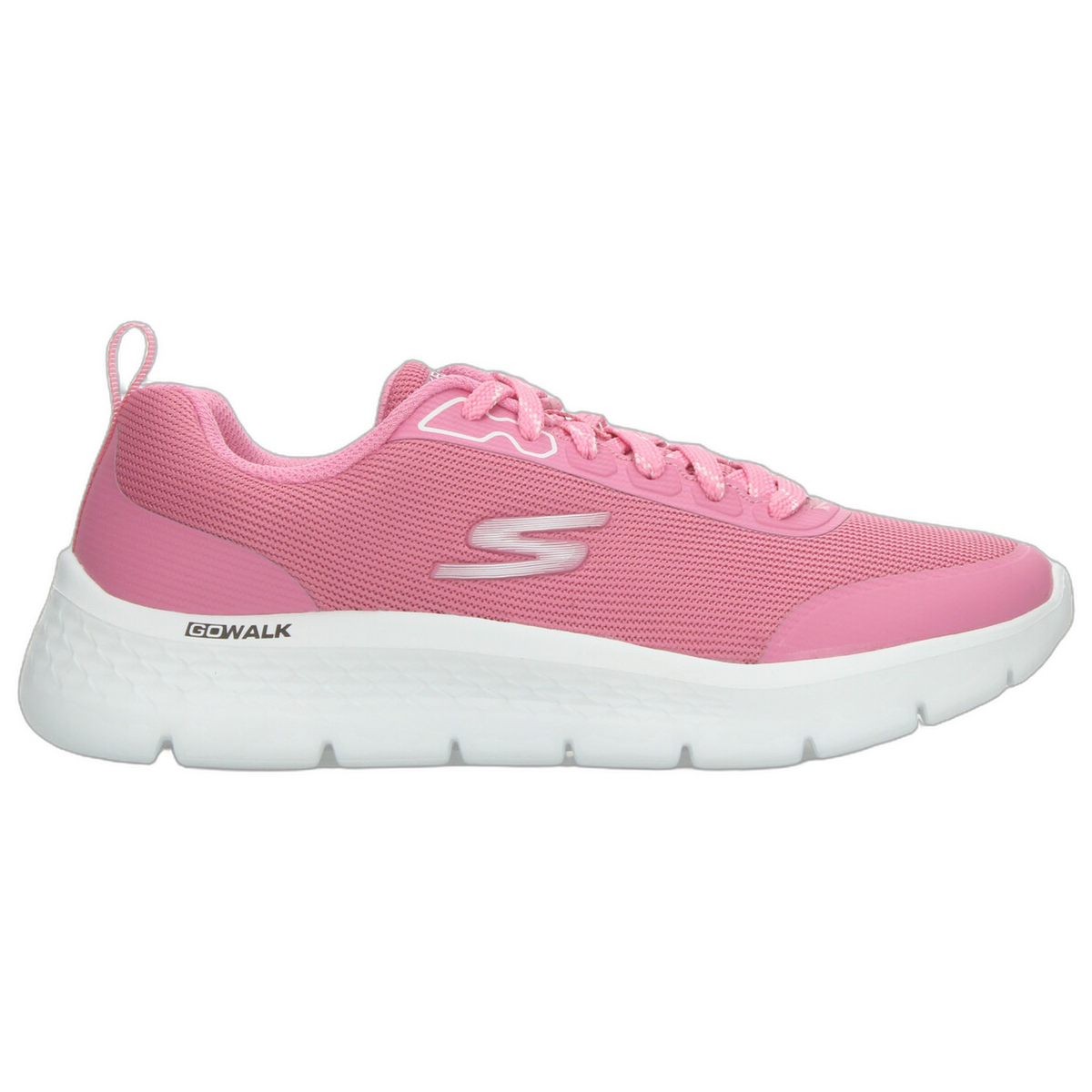 Tenis Skechers Go Walk Dama Rosa Deportivo Cintas Mujer, foto 10 de 10
