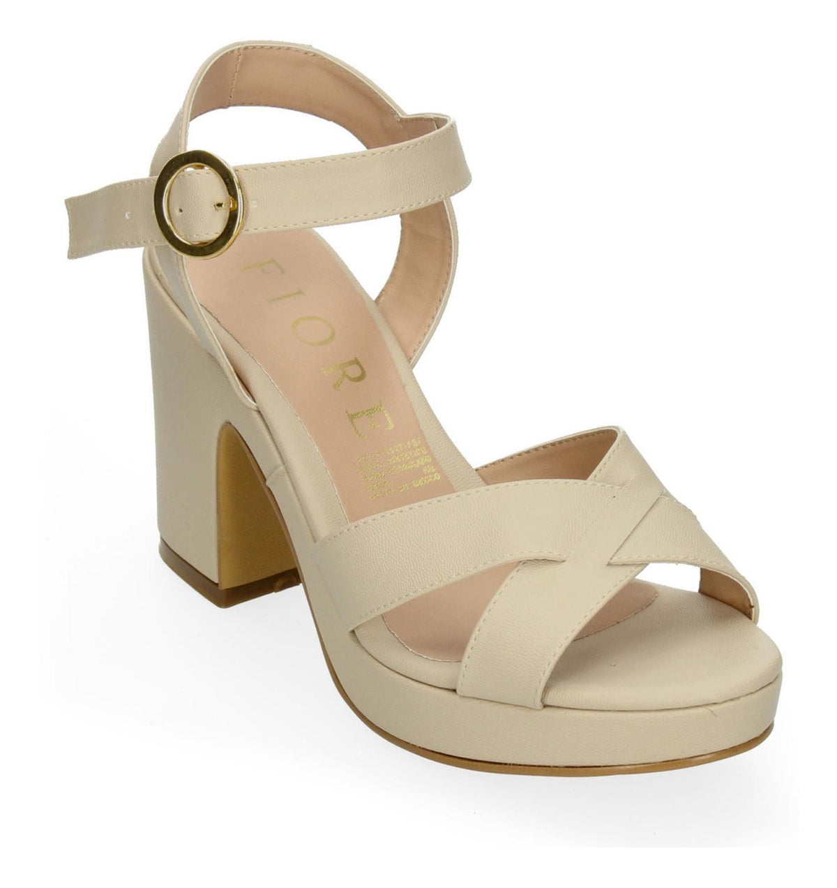 Sandalias Fiore Para Mujer 508 Beige [for3], foto 5 de 10