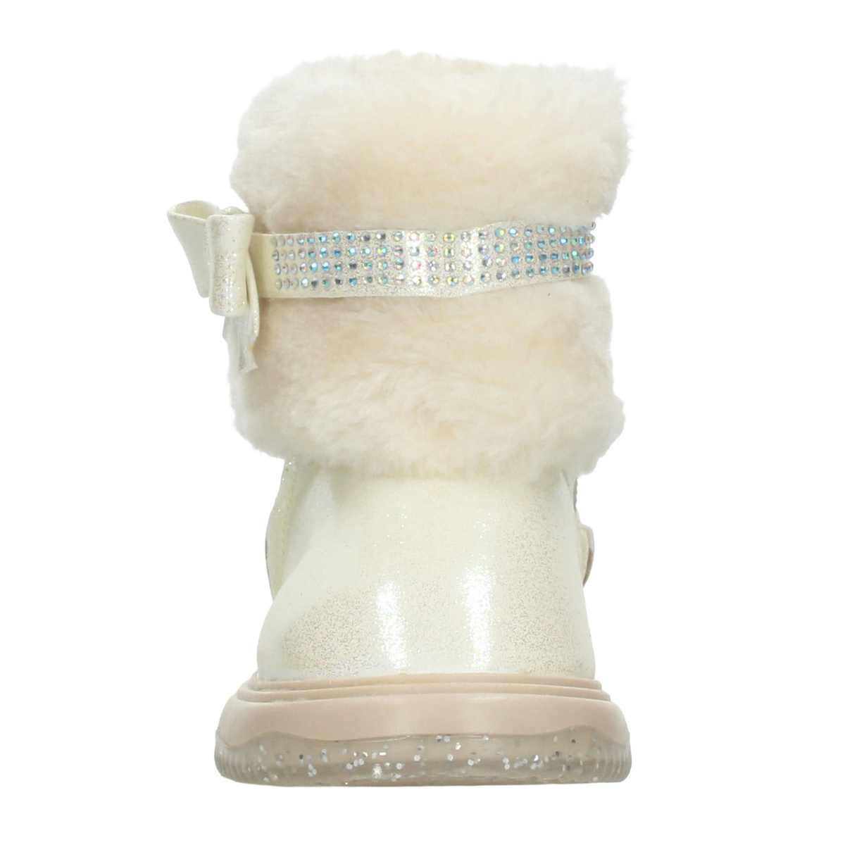 Bota Paressi Niña Crema Casual Peluche Infantil T15-18, foto 6 de 10