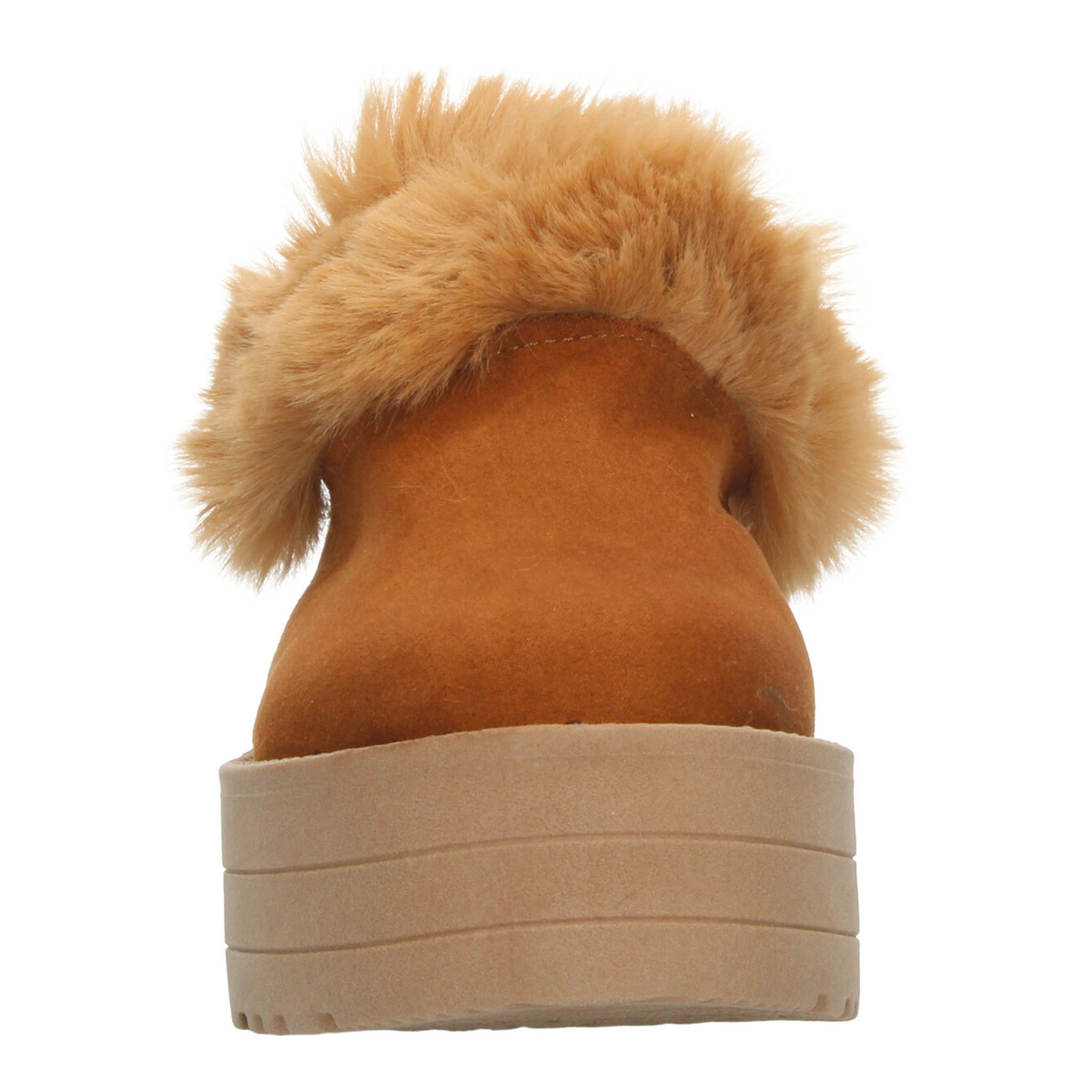 Zueco Rojo Cereza Dama Café Casual Pantufla Plataforma Mujer, foto 6 de 10
