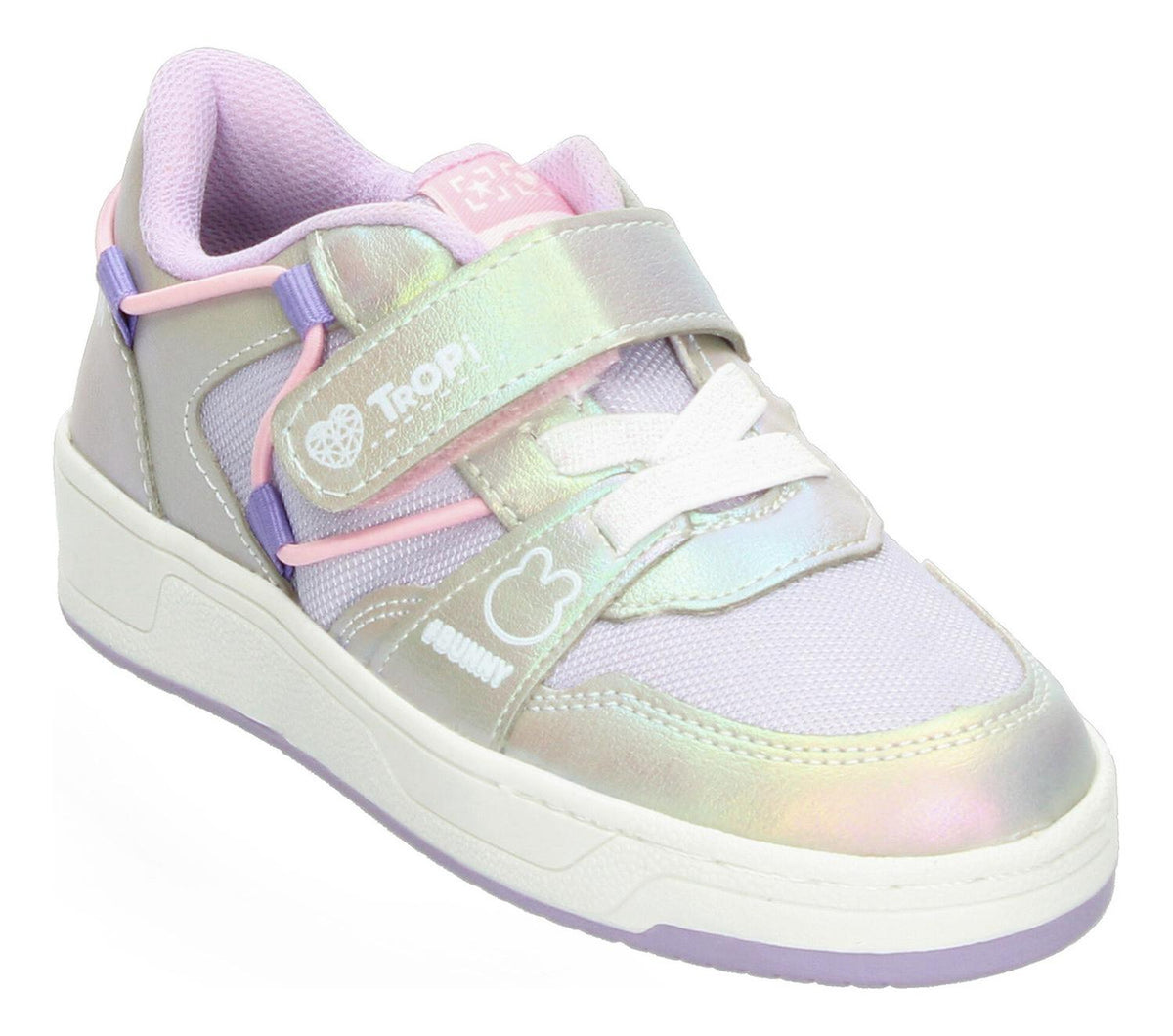 Tenis Tropicana Multicolor Velcro Cintas Elásticas Para Niña, foto 4 de 8