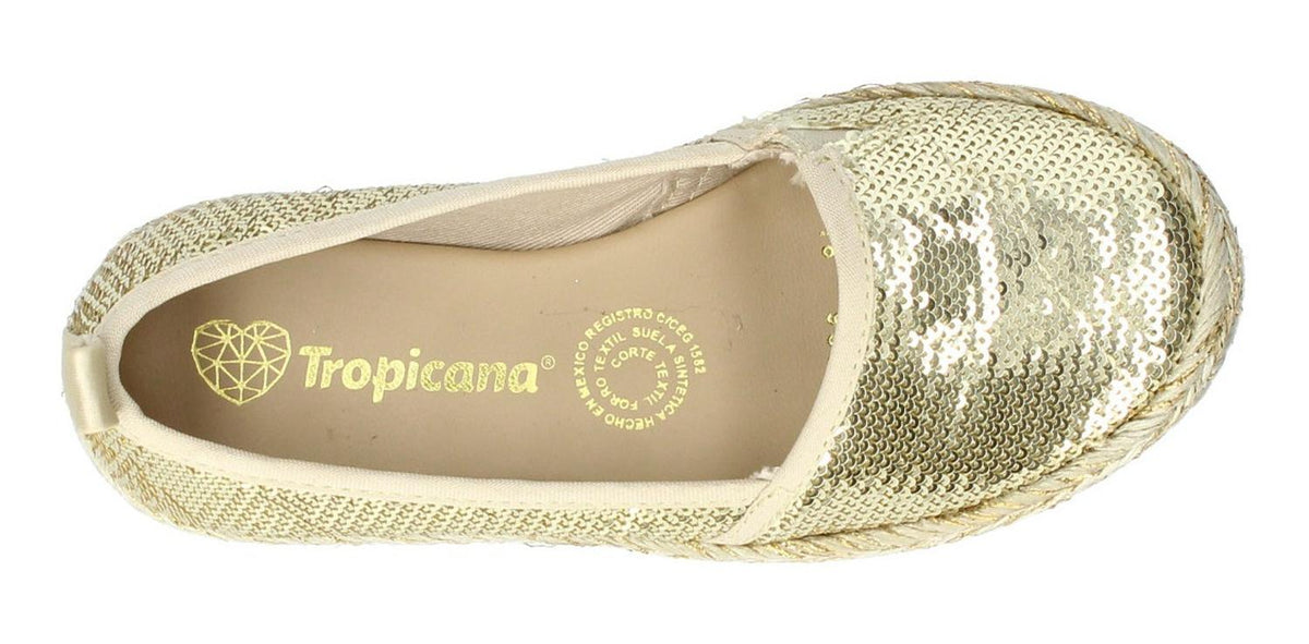 Flats Tropicana Para Niña 95002 Dorado [tro854], foto 5 de 6