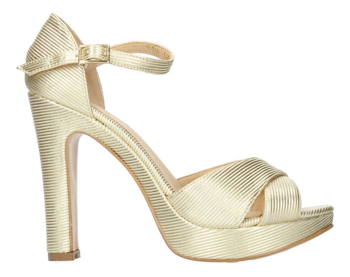 Zapatilla Manila Para Mujer 1600 Dorado [mla301], foto 1 de 6