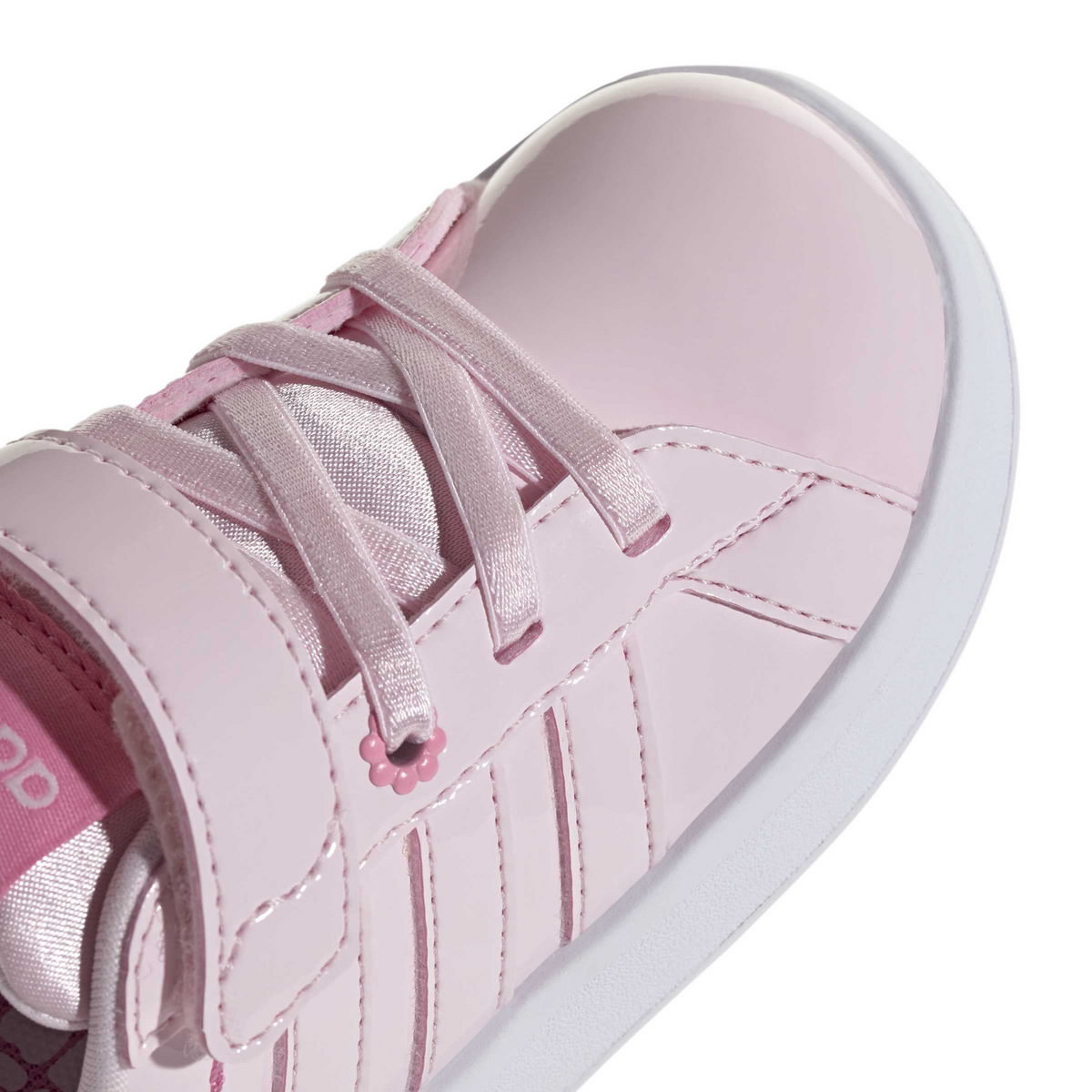 Tenis Adidas Grand Court 3.0 Niña Rosa Casual Infantil T10-16, foto 6 de 10