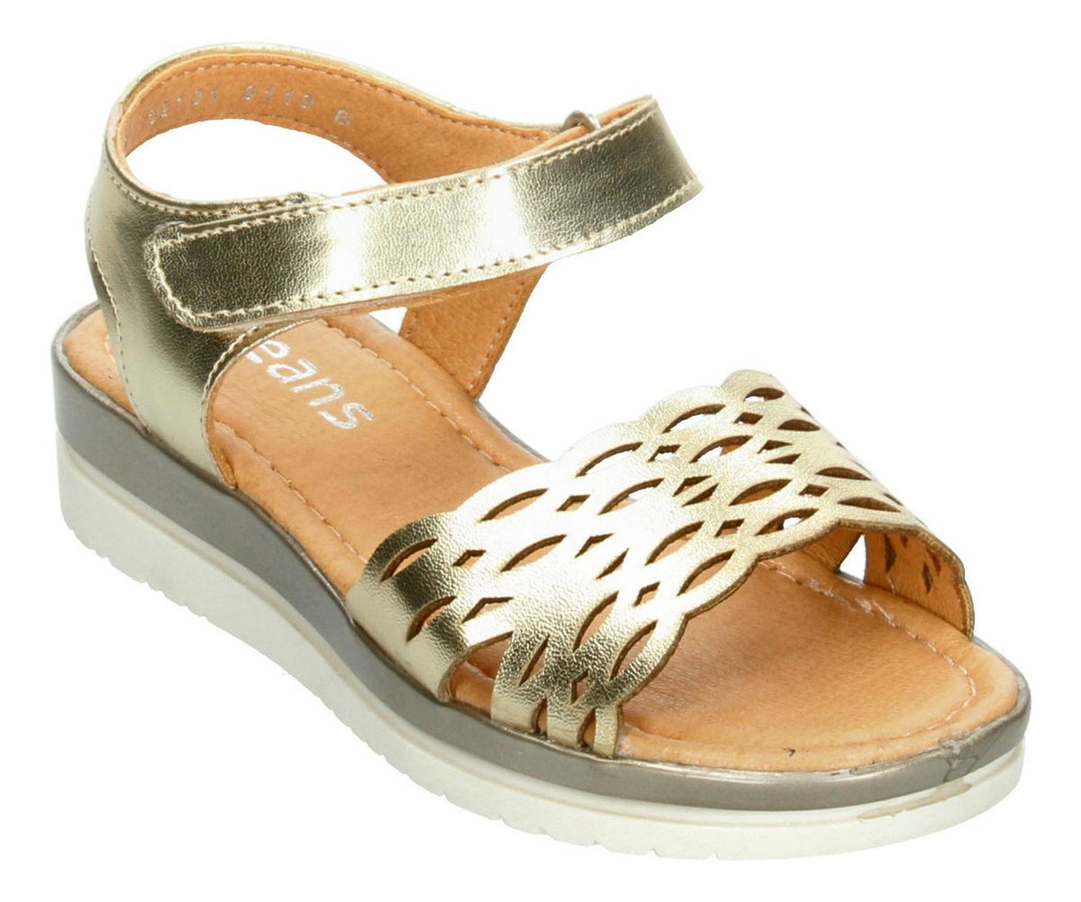 Sandalias Jeans Para Niña 32101 Dorado [jen47], foto 5 de 10