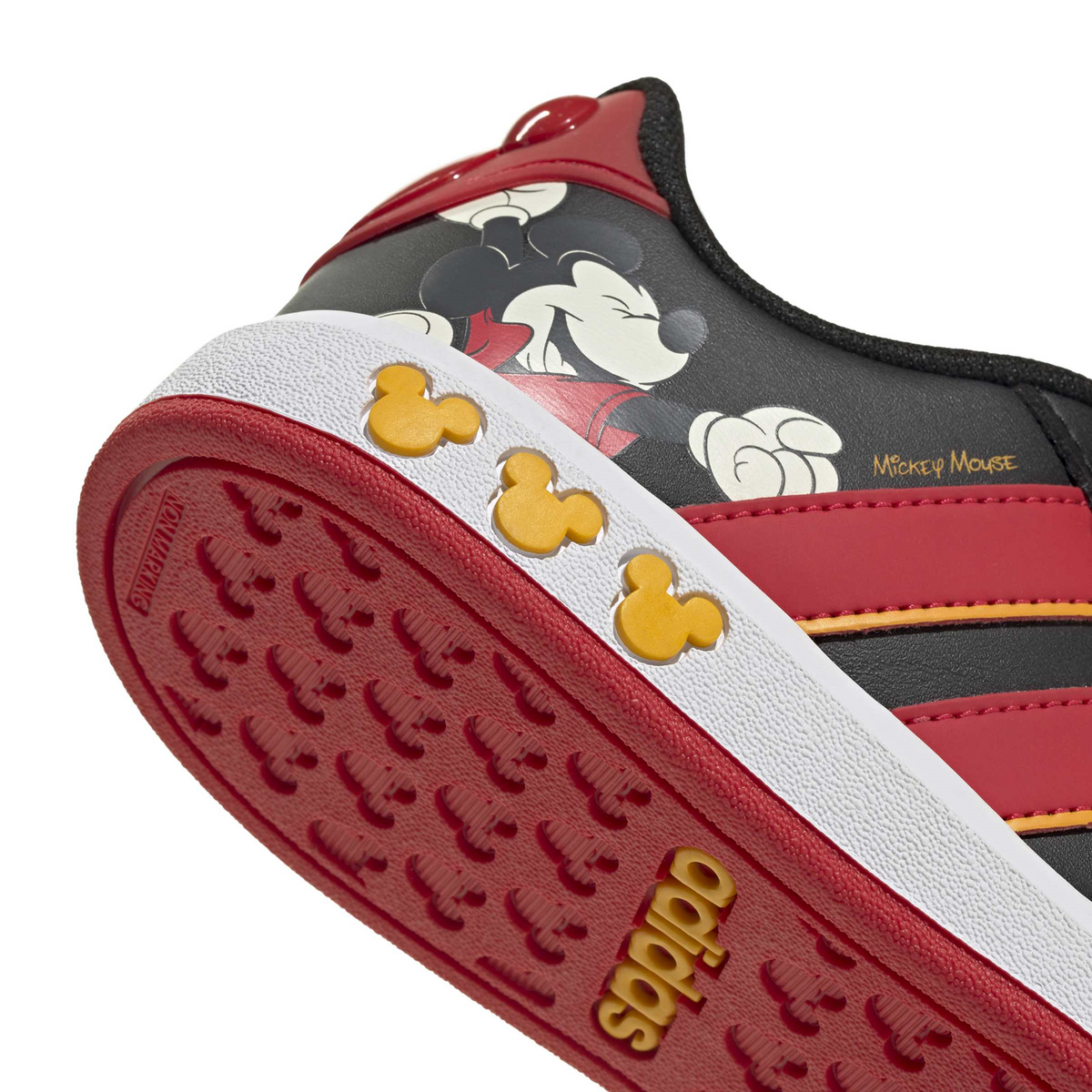 Tenis Adidas Mickey Grand Court Niño Negro Casual Infantil T16-22, foto 6 de 10