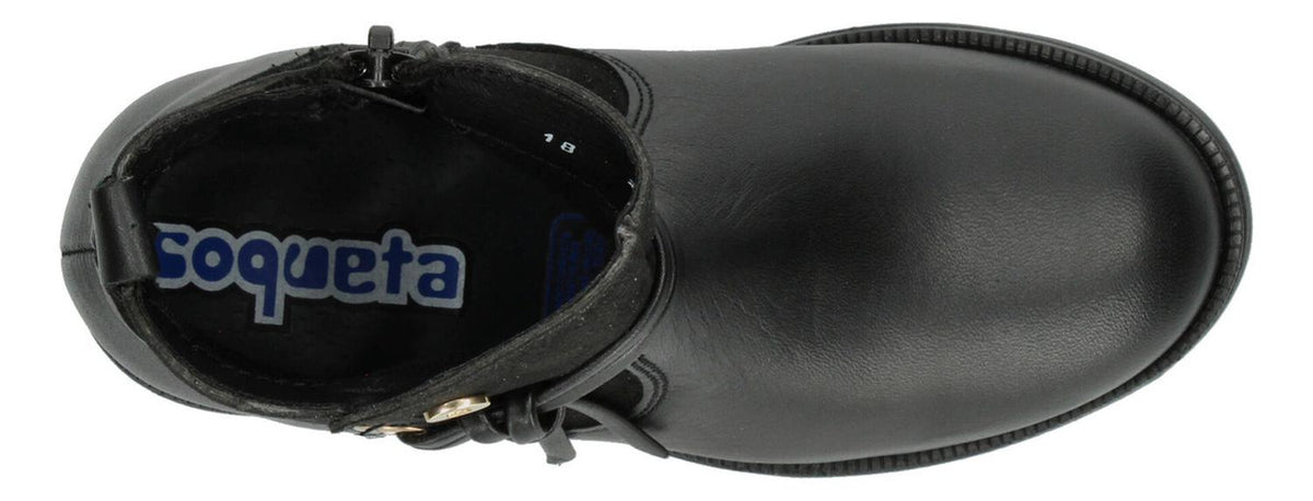Bota Coqueta Negro Para Niña [cta981], foto 7 de 7