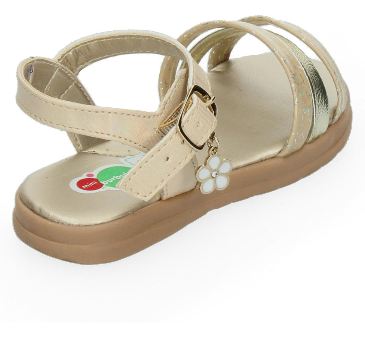 Sandalias Mini Burbujas Para Niña 14-520-s68 Dorado [mnb228], foto 4 de 10