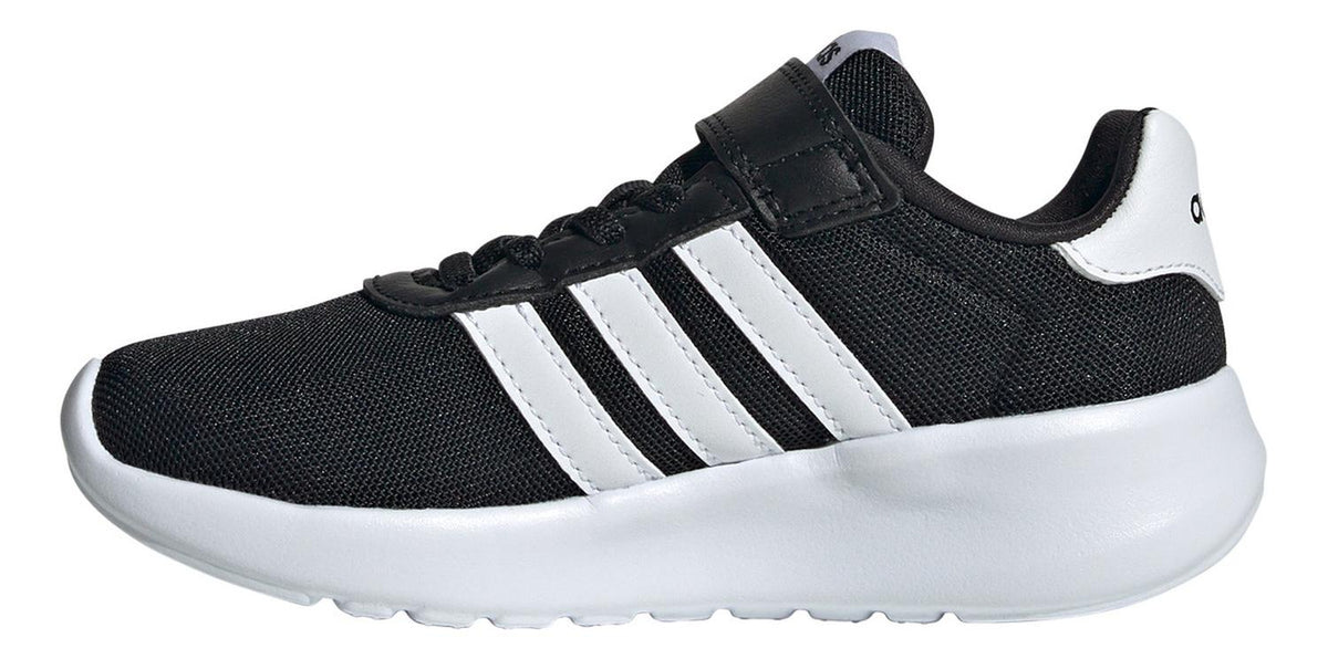 Tenis adidas Lite Racer 3.0 Con Velcro Negro Para Niño, foto 4 de 7