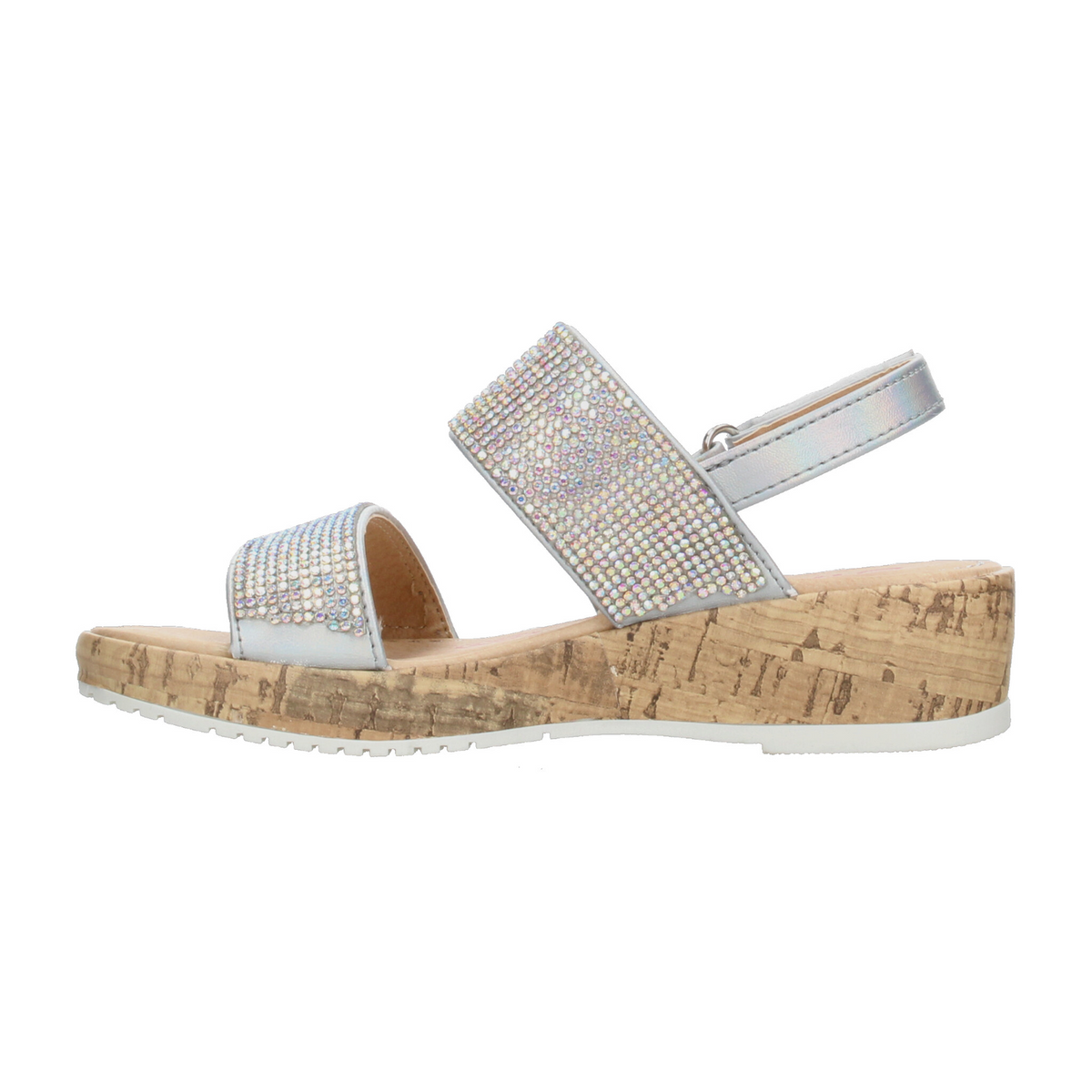 Sandalias Tropicana Niña Plateado Casual Dama Jr. T22-25, foto 5 de 10