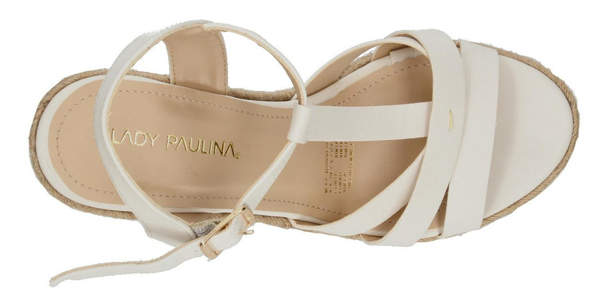 Sandalias Paulina Para Mujer 22008 Blanco [pau860], foto 8 de 10