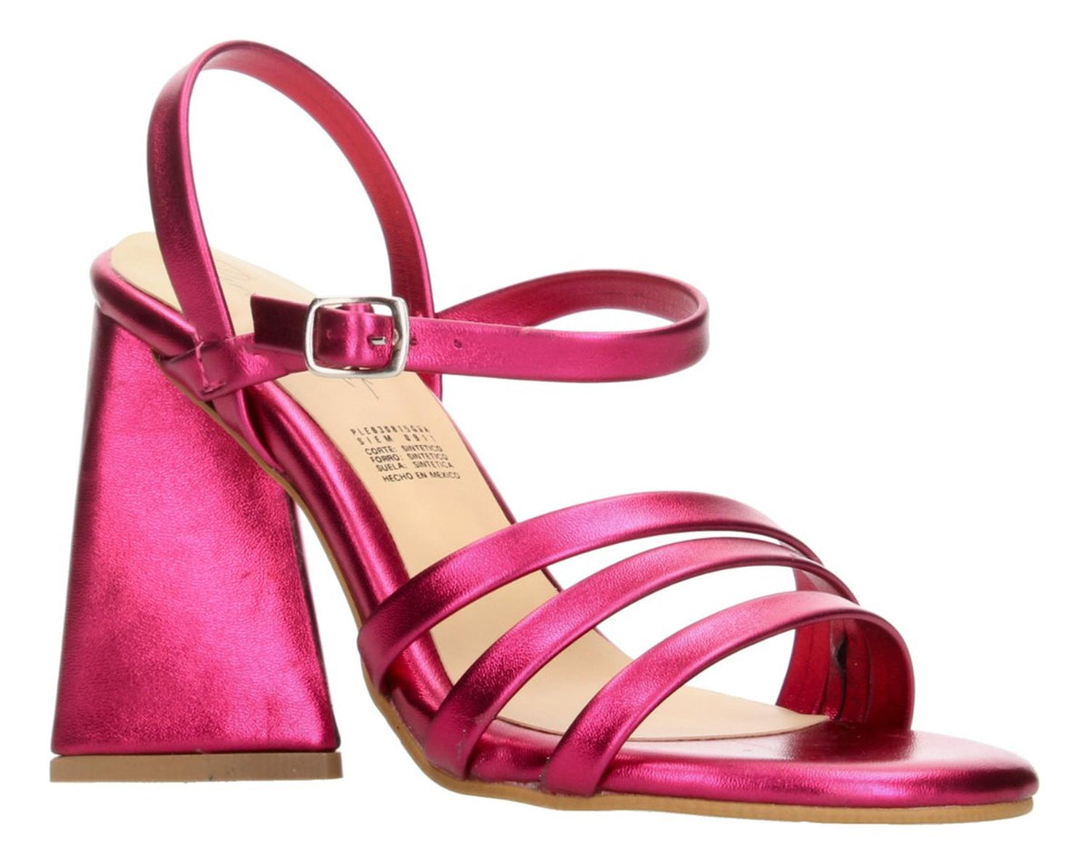 Sandalias De Fiesta Perez Lete Fucsia Para Mujer [plt337], foto 3 de 10