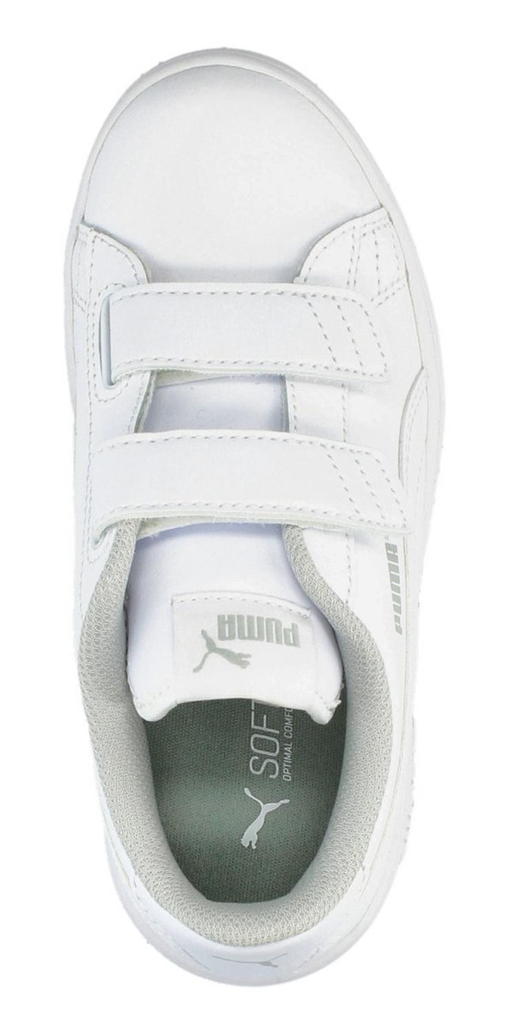 Tenis Puma Smash L V2 Blanco Para Niño [pum393], foto 8 de 9