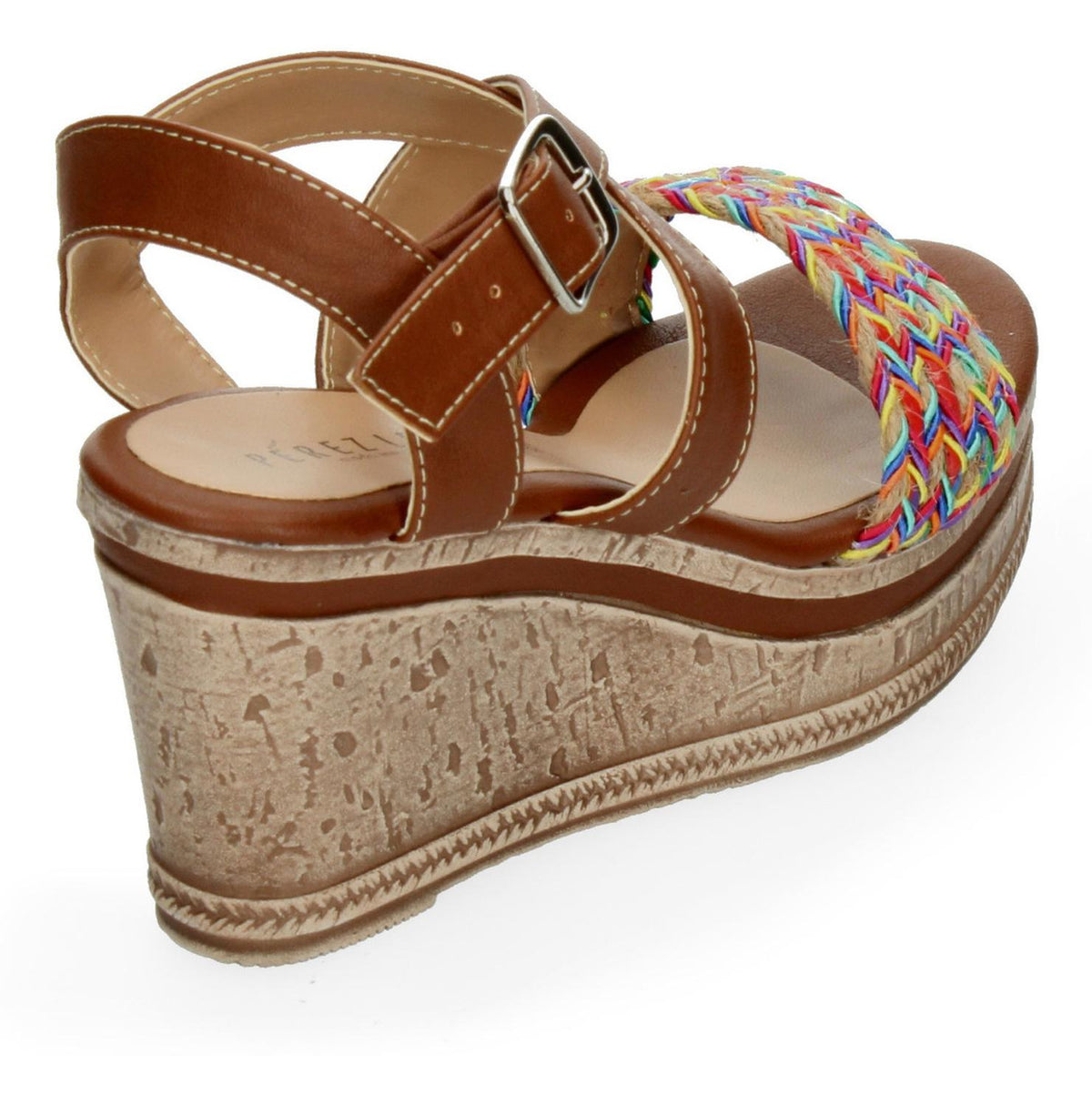 Sandalias Perez Lete Para Mujer 63183 Cafe [plt267], foto 4 de 10
