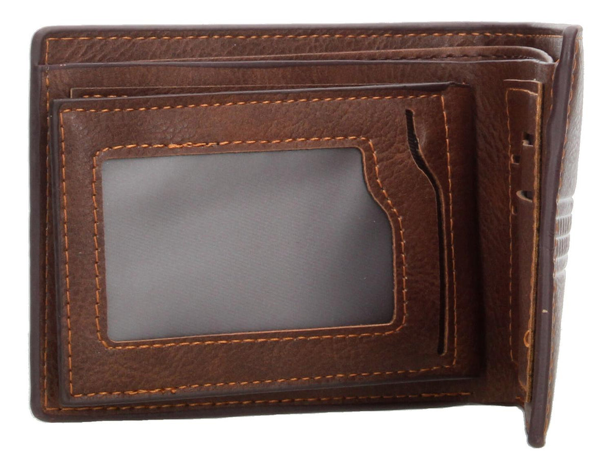Cartera Billetera Hombre Felianna Café Casual Uso Diario, foto 10 de 10