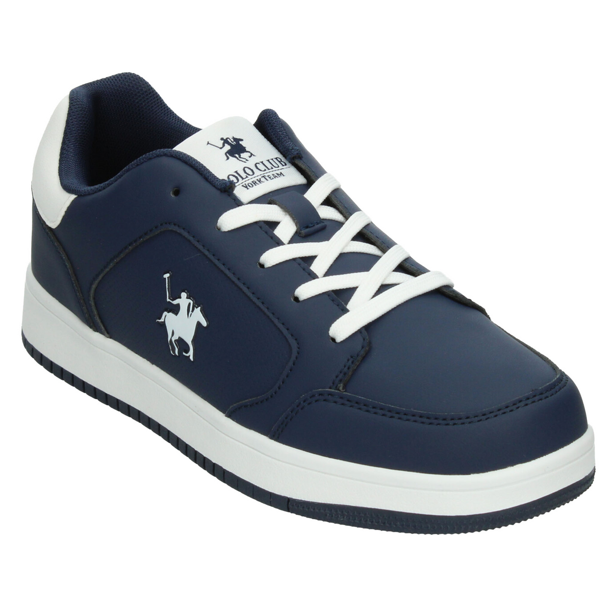Tenis Polo Hombre Azul Cintas Versátil Casual Caballero, foto 4 de 10