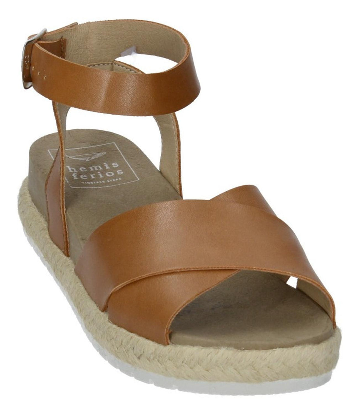 Sandalias Hemisferios Para Mujer 28701-1-a Cafe [hmf13], foto 3 de 6