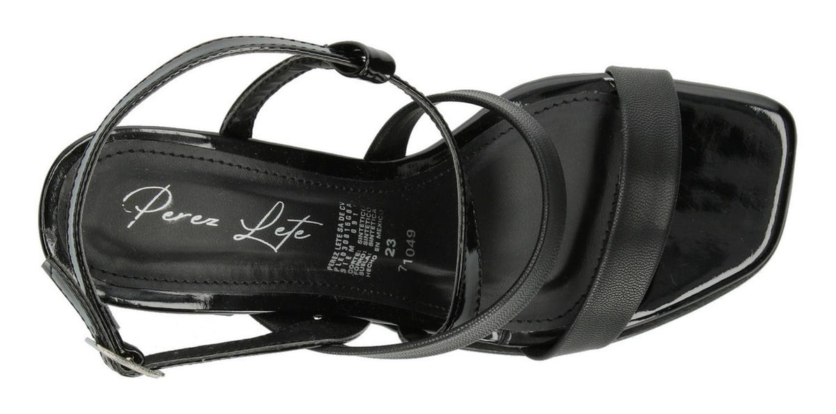 Sandalias Perez Lete Negro Para Mujer [plt309], foto 8 de 9