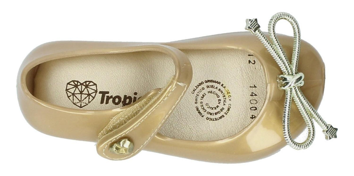 Balerina Flat Tropicana Para Niña 14004 Dorado [tro1046], foto 5 de 6