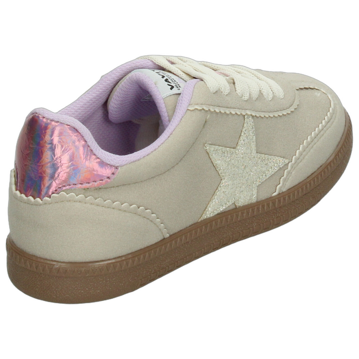 Tenis Vavito Niña Latte Casual Cinta Estrella Infantil T18-22, foto 3 de 10