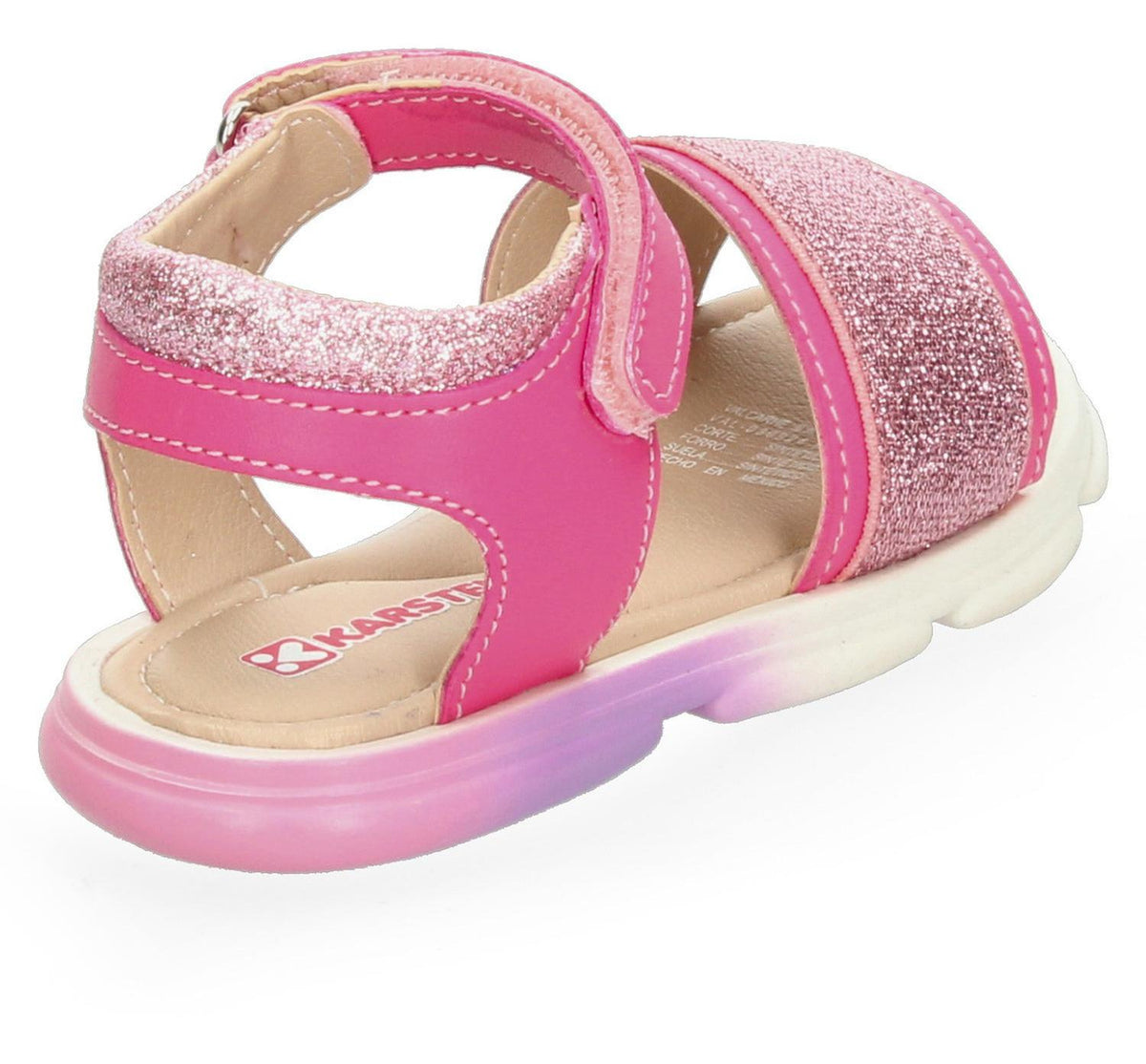 Sandalias Karsten Niña Rosa Casual Infantil, foto 4 de 9