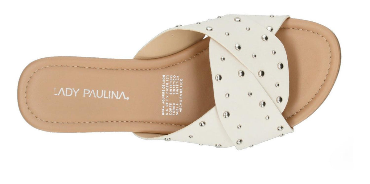 Sandalias Paulina Para Mujer 21316 Blanco [pau835], foto 8 de 10