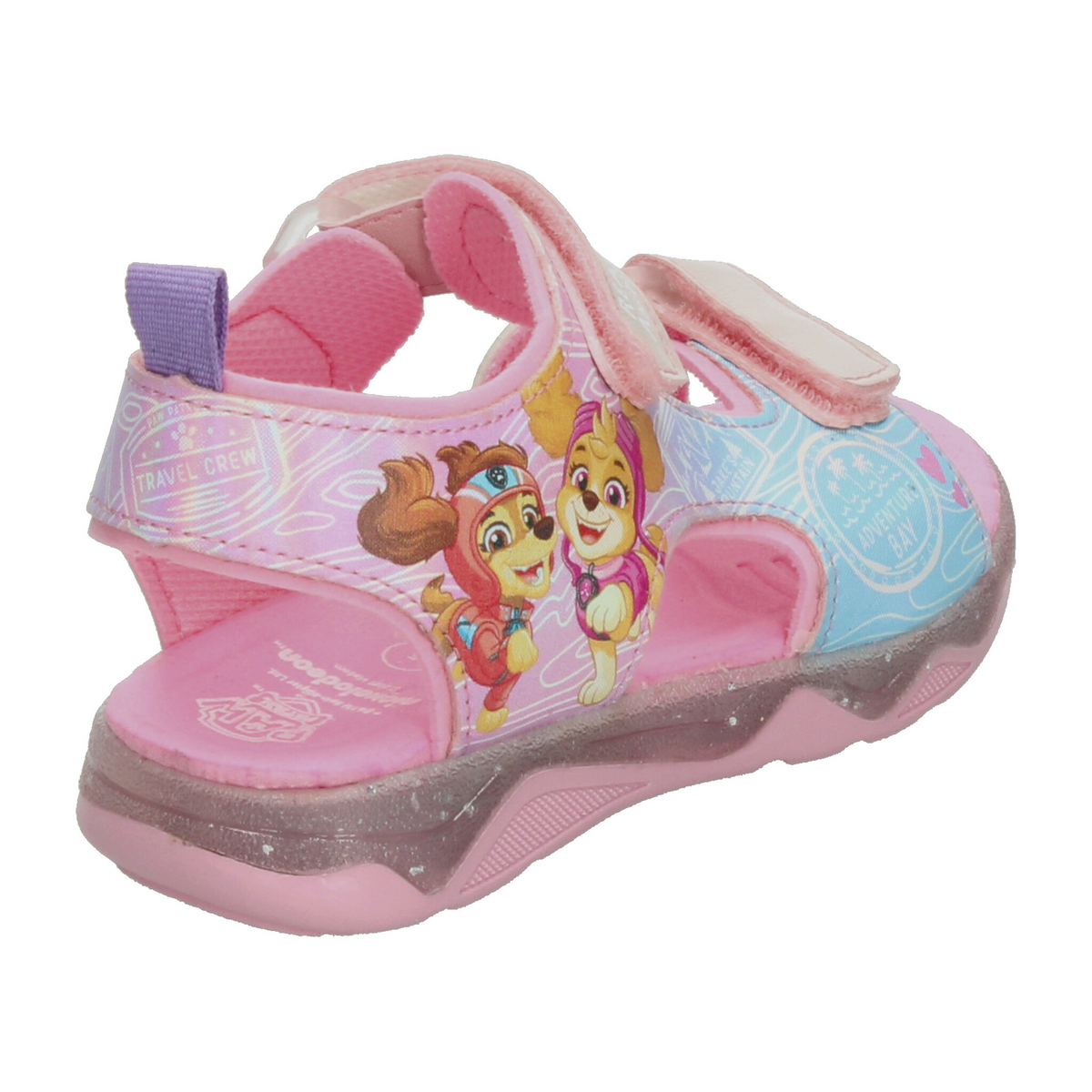 Sandalias Nickelodeon Paw Patrol Niña Rosa Casual Luz Led Infantil T15-18, foto 3 de 10
