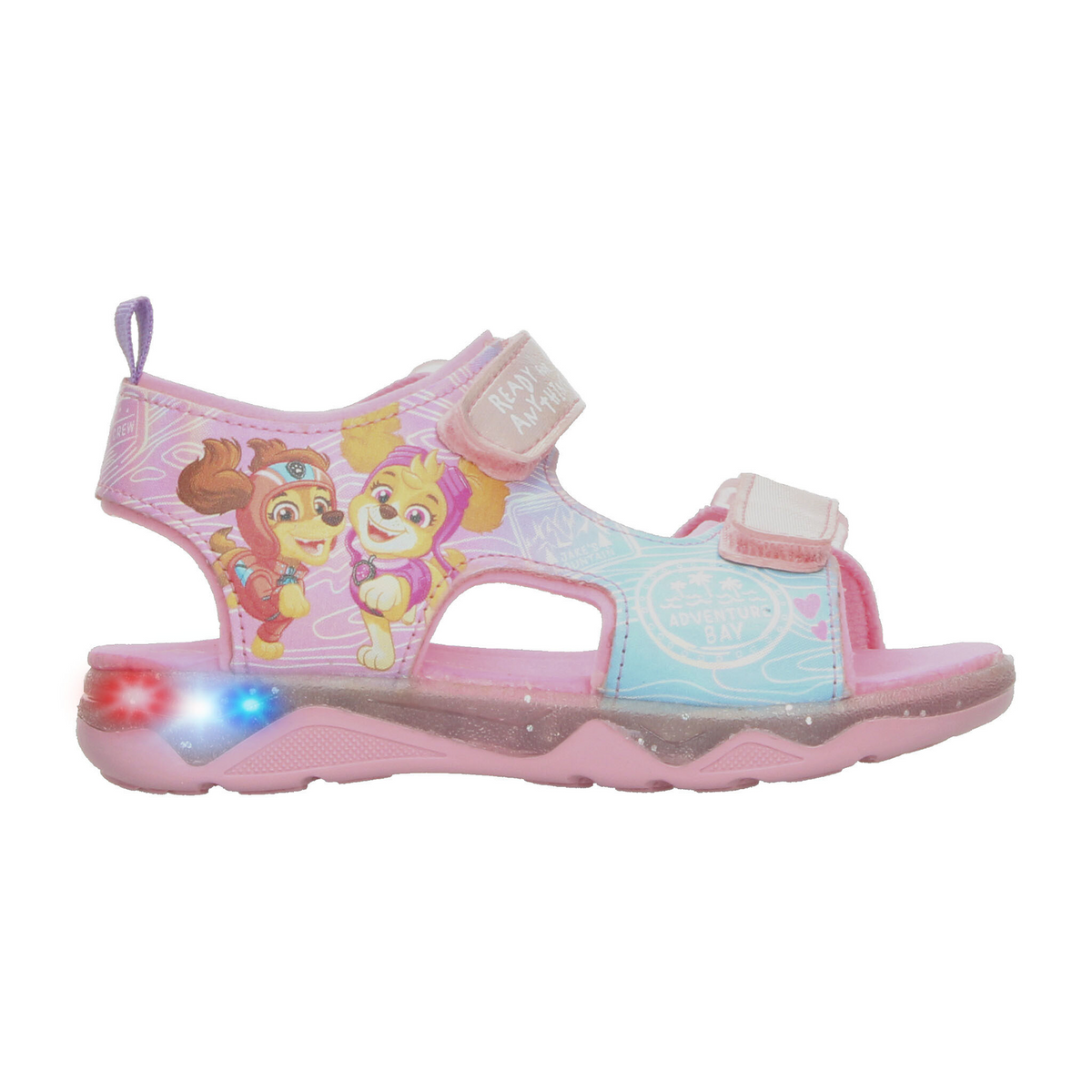 Sandalias Nickelodeon Paw Patrol Niña Rosa Casual Luz Led Infantil T15-18, foto 10 de 10