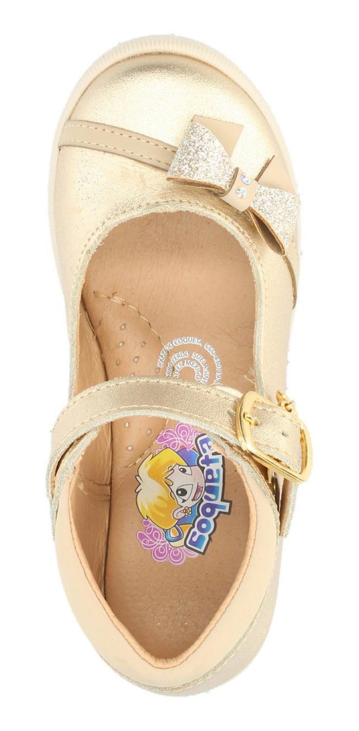 Zapato Casual Coqueta Para Niña 182805-s Amarillo [cta753], foto 8 de 10