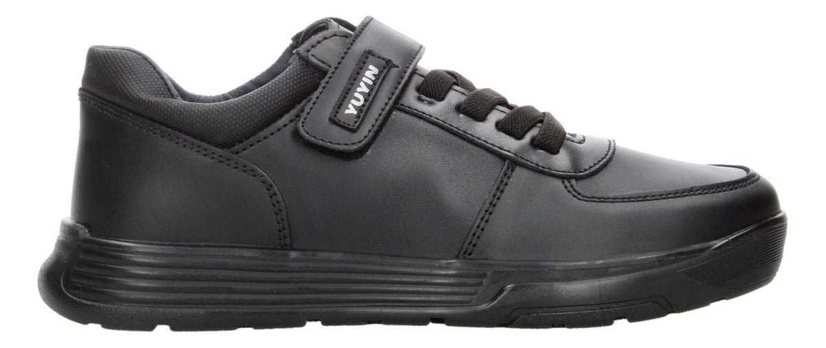 Zapato Escolar Yuyin Con Velcro Color Negro Niño T22-26, foto 1 de 10