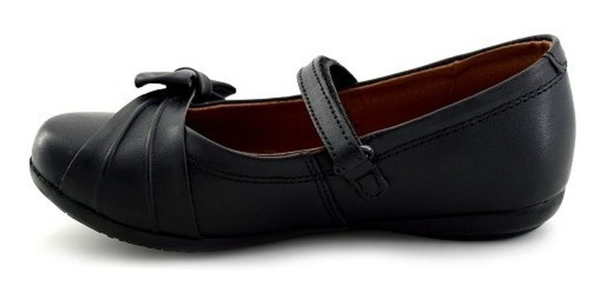 Zapato Escolar Coqueta Para Niña 54102-a Negro [cta479], foto 2 de 6