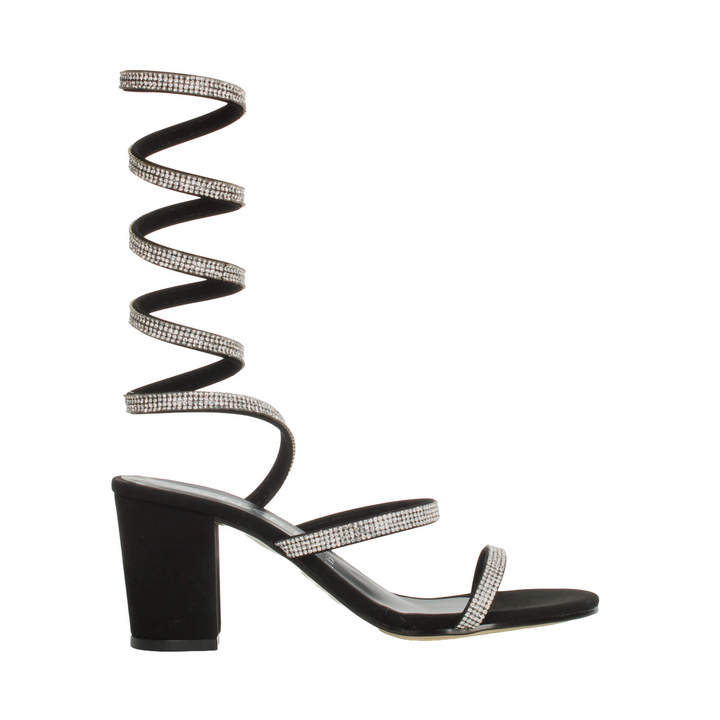 Zapatilla Gonsa Dama Negro Fiesta Para Mujer