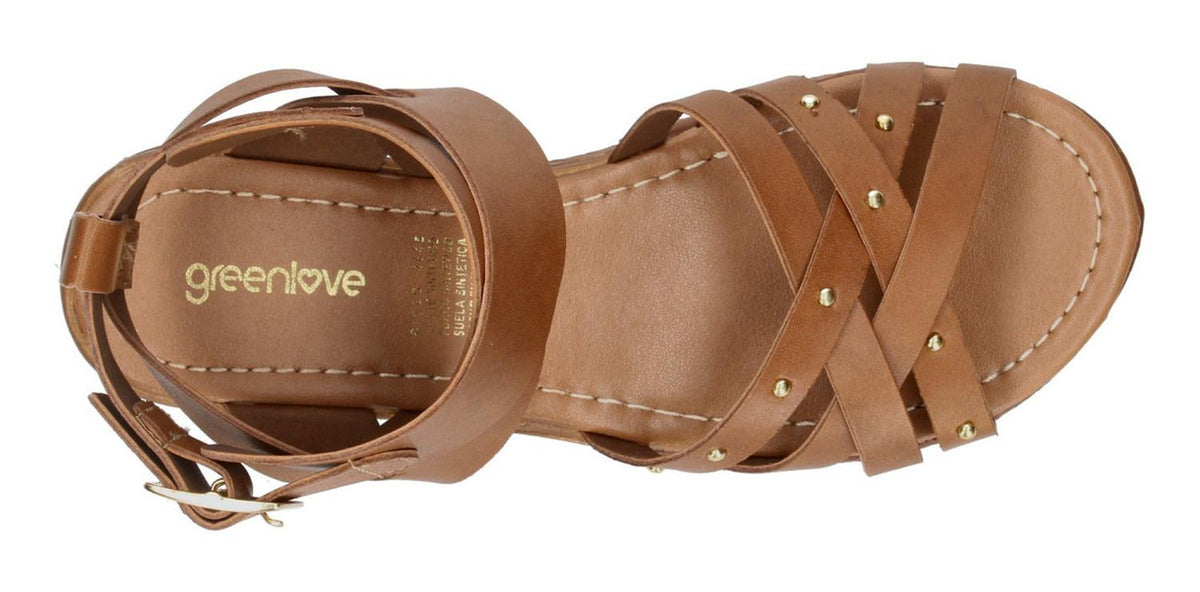 Sandalias Green Love Para Mujer 92042 Cafe [gre34], foto 8 de 10