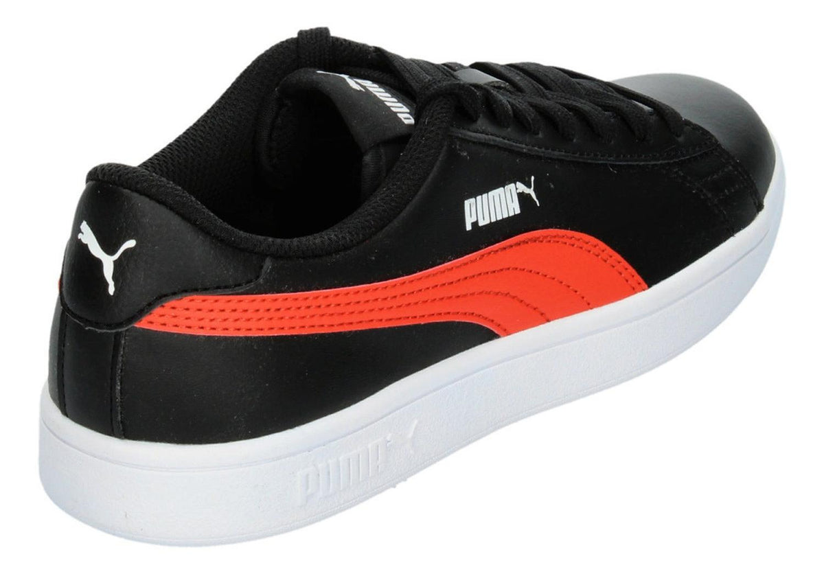 Tenis Puma Smash V2 Niño Negro/rojo [pum457], foto 5 de 10