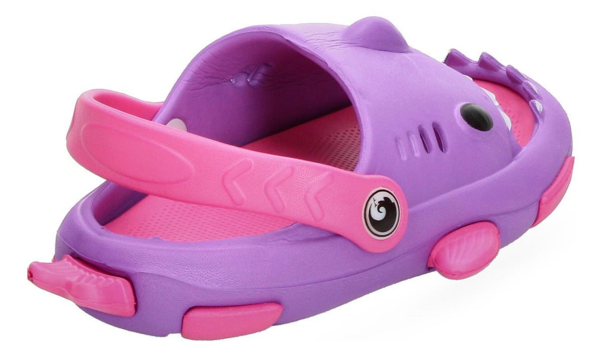 Sandalias De Tiburón Morado Para Niña [hul49], foto 6 de 10