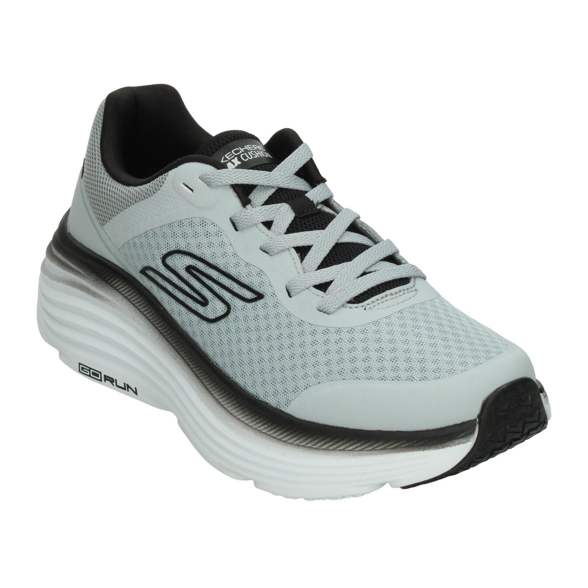 Tenis Skechers Max Cushioning Hombre Gris Running Deportivo Caballero, foto 4 de 10