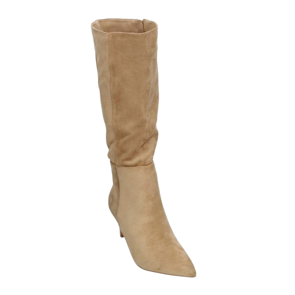 Bota Perugia Dama Beige Casual Larga Slouchy Tacón Mujer, foto 4 de 10