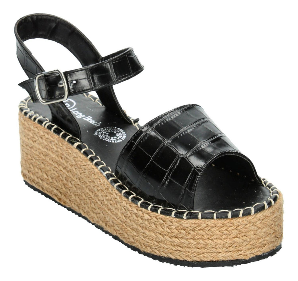 Sandalias Long Beach Para Mujer 1315 Negro [lbe100], foto 4 de 10