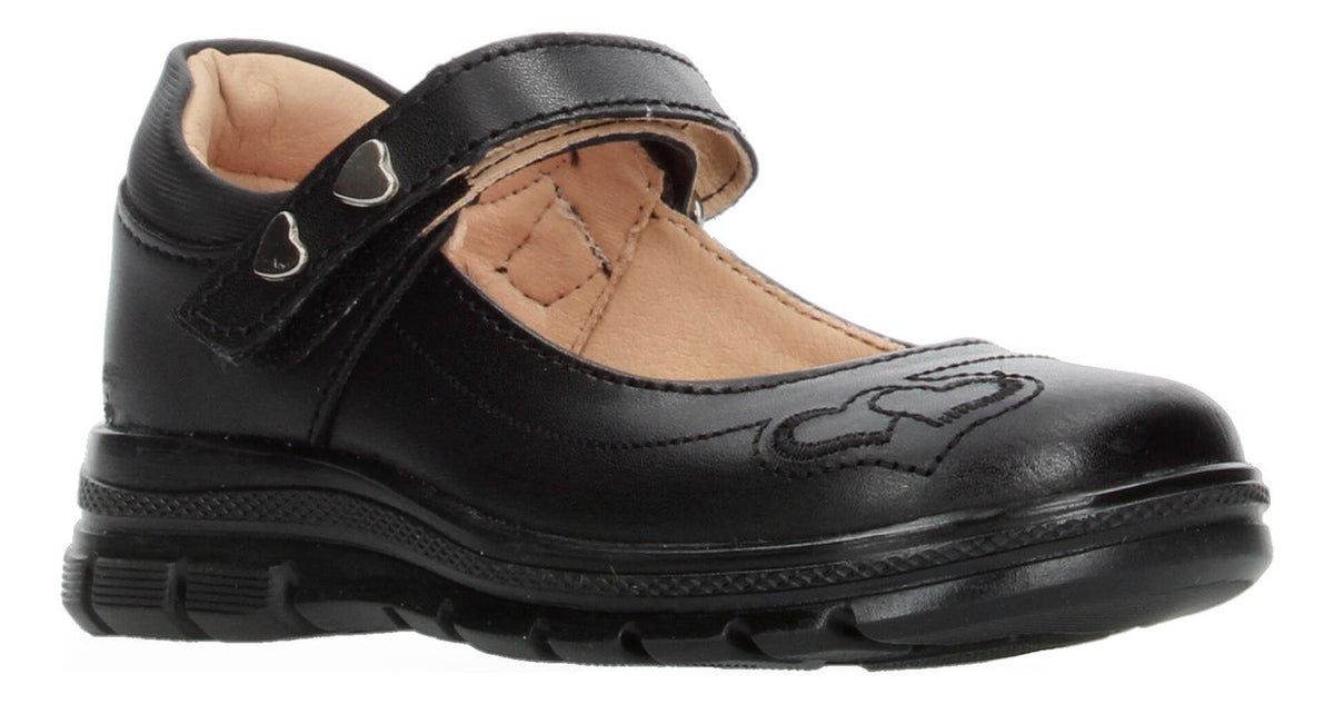 Zapato Escolar Yuyin Negro Para Niña [yuy455], foto 2 de 10