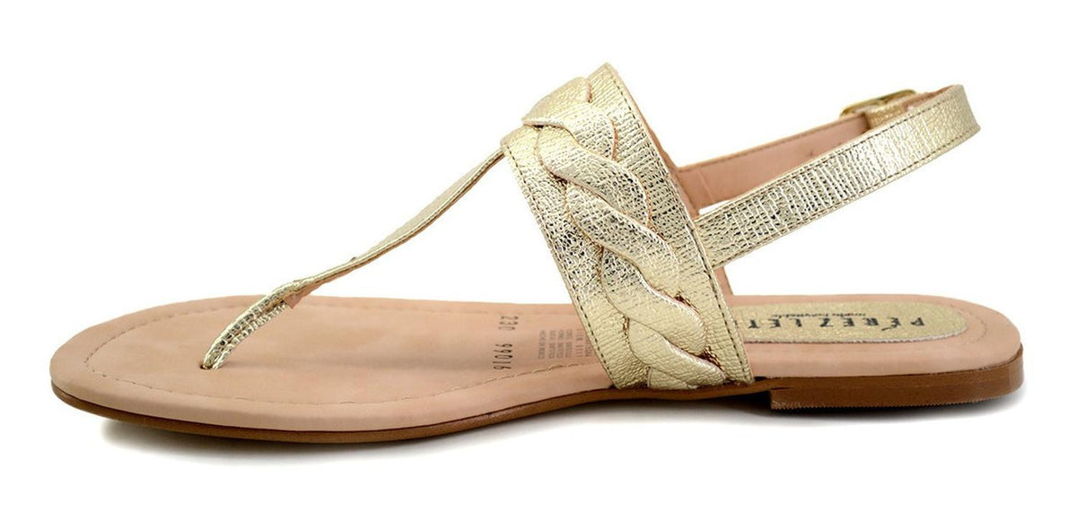 Sandalias Perez Lete Para Mujer 99016 Dorado [plt144], foto 2 de 6