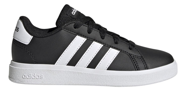 Tenis Hombre Jr. adidas Grand Court Negro Blanco Sneakers Original Ligero Casual Cómodo Juvenil Juni