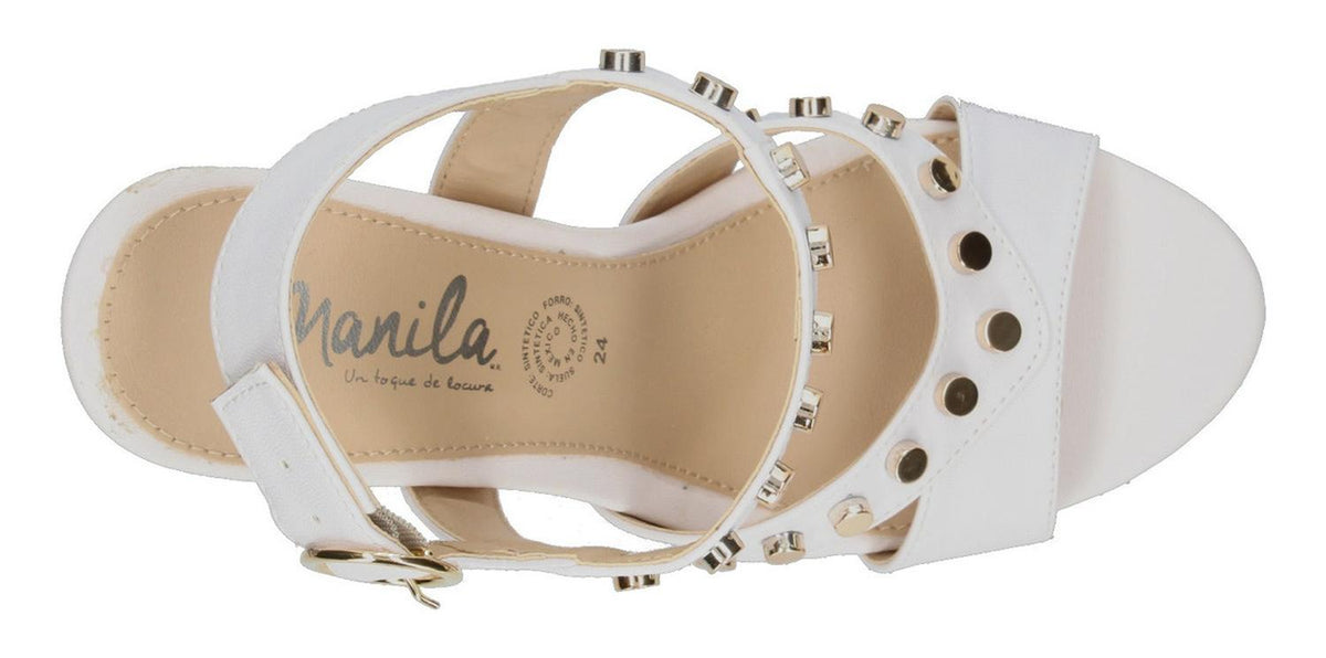 Zapatillas Manila Para Mujer M-7942 Blanco [mla333], foto 8 de 10