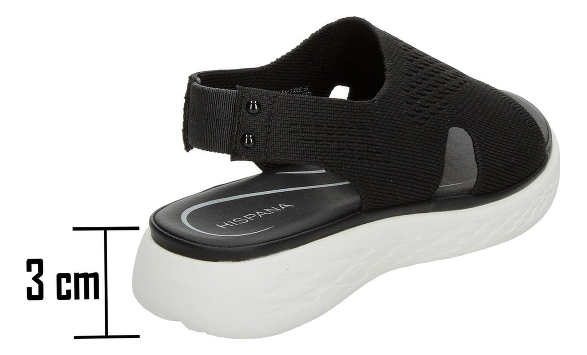 Sandalias Hispana Negro Para Mujer [his161], foto 3 de 10