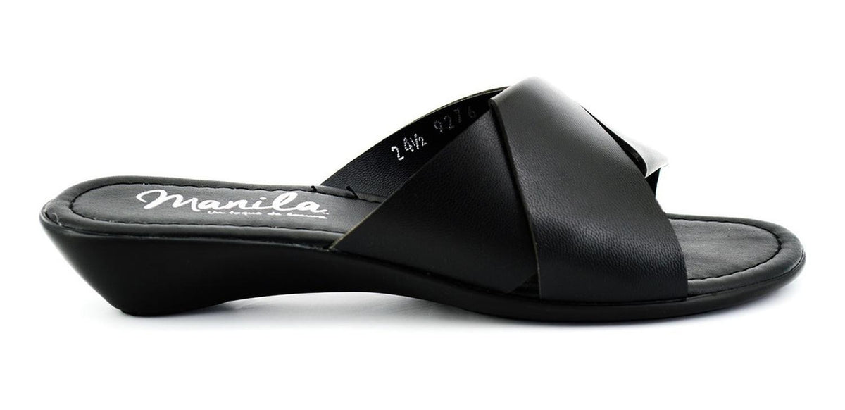 Sandalias Manila Para Mujer 9276 Negro [mla249], foto 1 de 6